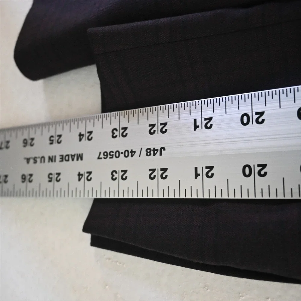 Ryan Seacrest 38R Brown Red Plaid Peak Lapel Mens‎ Blazer Suit Jacket Sport Coat